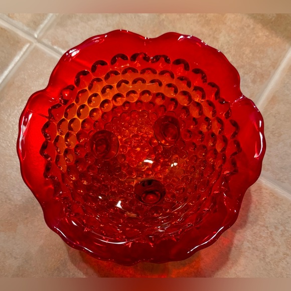 Fenton Other - Fenton Amberina Hobnail Footed Bowl✨